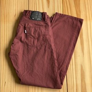 Levi’s 514 Light Maroon Jeans